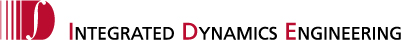 Integrated Dynamics Engineering (IDE) logo, representing a global leader in developing and manufacturing environmental controls for active and passive vibration isolation, EMI active compensation, and acoustic isolation, serving industries such as research, metrology, lithography, and medical systems. As one of our suppliers, this brand proudly provides Quasi-S with innovative solutions for research, development, production, and quality assurance.