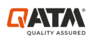 QATM logo, representing a leading manufacturer of metallographic equipment and consumables, including cutting machines, mounting presses, grinders, polishers, and hardness testers for materialographic analysis. As one of our suppliers, this brand proudly provides Quasi-S with innovative solutions for research, development, production, and quality assurance.